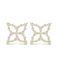18 Karat Rose Gold Diamond Mother of Pearl Flower Bracelet